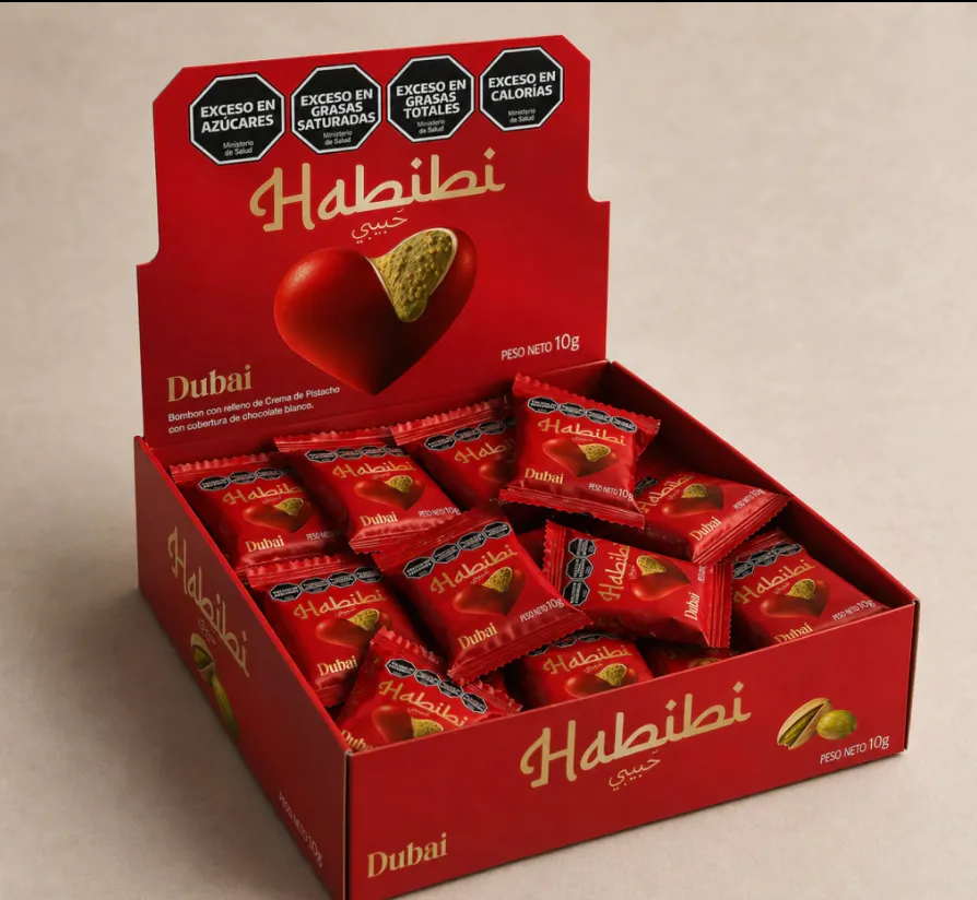 Display original Habibi con 15 unidades